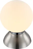 Globo Lighting Tischleuchte Metall verchromt, 1x E14 LED