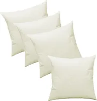 4er Pack Füllkissen 70x70 Federn Kissen Inlett Kissenfüllung Kopfkissen Innenkissen