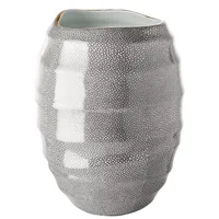 Fink Vase Ajuna gold, grau Porzellan Höhe 32 cm