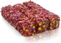 Turkish Delight Lokum mit Granatapfel, Pistazien und Rosenblättern 500g