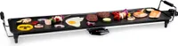 alpina Grillplatte Teppanyaki XL - Einstellbarer Thermostat - 1800 Watt