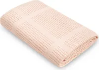 SENSILLO - Baby Sommerdecke Baumwolldecke 90x90cm - Neugeborene und Babys - Rosa