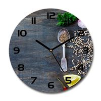 Wanduhr Glasuhr 30x60 Küchenuhr Echt-Glas Antilopenschlucht Landschaft Arizona