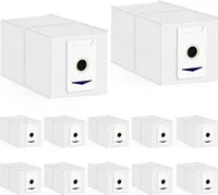 12 Stück Staubbeutel für Ecovacs Deebot T30 Omni / T30 Pro Omni Roboter, 3L Grosse Kapazität, Staubsauger Zubehör, Antibakteriellem Staubsaugerbeutel Ersatzteile