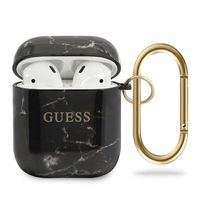 Guess GUACA2TPUMABK Puzdro AirPods Black / Black Marble Collection