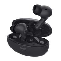 Trust Yavi Kopfhörer True Wireless Stereo (TWS) im Ohr Anrufe/Musik USB Typ-C Bluetooth Schwarz