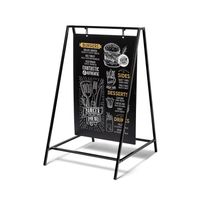 Showdown Kreidetafel Kundenstopper Swing - 50x70cm - Schwarz