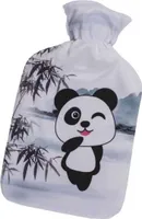 Cremefarbene Wärmflasche, Panda