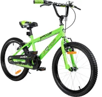 Actionbikes Kinderfahrrad Zombie 20 Zoll - Kinder Fahrrad - V-Brake Bremsen - Kettenschutz - Fahrradständer - Kinderrad - 6-9 Jahre (Grün)