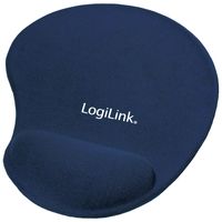 Gelová opěrka zápěstí LogiLink s podložkou pod myš modrá