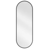 Mexen Loft lustro łazienkowe owalne 100 x 35 cm, rama czarna - 9851-100-035-000-70