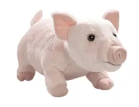21 cm Jodelndes Plüsch-Schwein mit Bewegung ca 