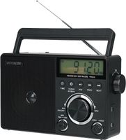 Retekess TR635 Tragbares Radio, FM/AM/SW, batteriebetriebenes Weltempfänger-Radio, Kopfhöreranschluss, einfache Bedienung, LCD-Bildschirm für Geschenk