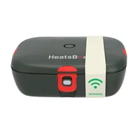Lunchbox HeatsBox HB-03-102B Schwarz Grau rechteckig 0,25 L
