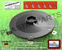 Messerscheibe 6 Klingen Messerteller für WORX WR141E WR142E WR143E WR165E WR167E ohne Messer