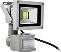 20W LED Strahler Fluter Spot Außenstrahler Flutlich mit Bewegungsmelder,Greenmigo Kaltweiß Wandstrahler Grau Aluminium IP65 Wasserdicht AC 85-265V Tageslichtweiß