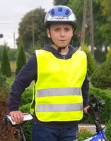 AVANA Kinder Warnweste (3-12 Jahre) reflektierende Sicherheitsweste hohe  Sichtbarkeit Weste Reflektorweste - Orange : : Auto & Motorrad