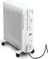 Kepland Elektrischer Ölradiator 2500W 11 Rippen Weiß