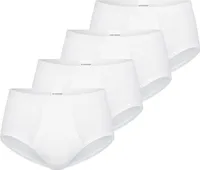 Schiesser 4er Pack Original Classics Feinripp Slip / Unterhose Besonders Komfortabel und ohne störende Seitennähte, Bequemer Webgummibund mit tonalem Schiesser-Logo, Hochwertiger Feinripp aus 100% supergekämmter Baumwolle