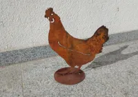 Edelrost Henne Dekofigur - Tierfigur