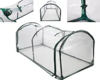 JUNG Pflanztunnel Kinzo Tunnel Gewächshaus 130x60x50cm Foliengewächshaus mit Gerüst, BxTxH: 60 x 130 x 50,00 cm, Gemüse Aufzucht, Folienzelt