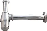 tecuro Flaschensiphon Rohrgeruchsverschluss Siphon für Waschbecken