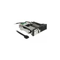 Delock 47209 - 13,3 cm (5.25 Zoll) - I/O ports panel - SATA - Schwarz - SATA