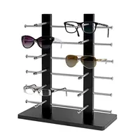 Tebery Brillenbox für 8 Brillen, mit Schaufenster aus Glas