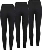 Sublevel 3er-Pack Stretchige Leggings mit hohem Bund,  Größe: L