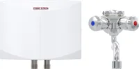 STIEBEL ELTRON hydraulischer Mini-Durchlauferhitzer DNM 3 + MAW Wandarmatur fürs Handwaschbecken, 3,5 kW, mit Stecker, drucklos, 205968