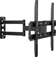 Wandhalterung TV Wandhalter Fernseher Fernsehhalterung LED LCD 26-55 Zoll Neigbar Schwenkbar  Universal VESA bis 400x400 Max. 30kg Schwarz Retoo