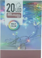LED-Lichterkette mit 20 Lichtern, Länge ca. 2 m