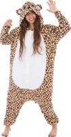 Leopard Kostüm Kigurumi für Damen