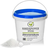 5kg Zitronensäure reine Lebensmittelqualität C6H8O7 E330 Ökonomisch 5kg Eimer - Life Serie