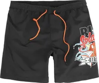 Pokémon Badeshort Herren Karpador schwarz M
