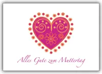 Liebevolle Muttertagskarte mit viel Herz