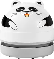 Mini-Tischstaubsauger, suesser kabelloser Tischstaubsauger, Cartoon-Staubsauger, wiederaufladbarer USB-Akku zum Reinigen von Staub, Kruemeln, Haaren, Resten fuer die Tastatur, Zuhause, Buero, Schule, Auto, Kindergeschenke