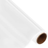 BELLE VOUS Vinylfolie Selbstklebend Weiß - 30 cm x 3 m - Permanente Plotterfolie zum Basteln und Dekorieren Klebefolie Scrapbooking Schablonen Cameo Stanzformen und Fahrzeugaufkleber Plotter