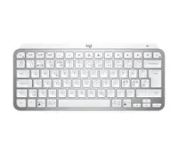 Logitech MX Keys Mini, Mini, Kabellos, RF Wireless + Bluetooth, Scherenschalter, QWERTY, Grau