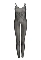 Teyli síťované body s otevřenými zády Sandy Female 2450 černá S/M