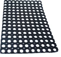 Aqbau® Ringgummimatte Gummimatte Wabenmatte Fußabtreter Fußmatte Bodenmatte 50 x 80cm