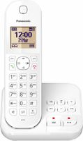 Panasonic Festnetztelefon KX-TGC420, Anrufbeantworter, Farbe: Weiss