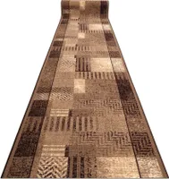 Läufer Antirutsch ESSENZA beige 67 cm braun 67x130 cm