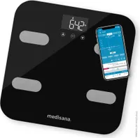 medisana BS 602 connect WIFI mit App Körperanalysewaage bis 180 kg Personenwaage