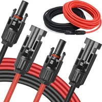 10M solární kabel prodlužovací kabel 6mm² červený + černý se solární zástrčkou MC4 snadná instalace solární kabel IP67 fotovoltaický kabel