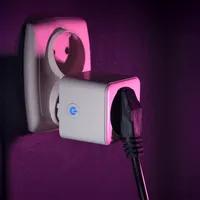 LUMILED Smart WLAN zásuvka, 16A 3680W, Smart Home WiFi zásuvka TUYA Alexa, Google Home kompatibilní s hlasovým ovládáním měření spotřeby časovačem