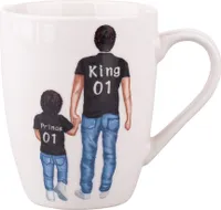 Becher PORZELLAN Tasse Kaffeebecher Teebecher Kaffeetasse Teetasse Weiß 300 ml