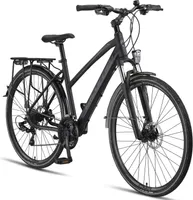 Licorne Bike Premium Touring Trekking Bike in 28 Zoll - Fahrrad für Jungen, Mädchen, Damen und Herren - 21 Gang-Schaltung - Mountainbike - Crossbike