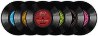 Rockbites - 6er Set Untersetzer Record LP Langspielplatte (101193) Bierdeckel