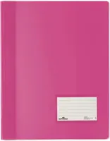 DURABLE Schnellhefter DURALUX® A4+ transluzent, 268034 dunkelrosa